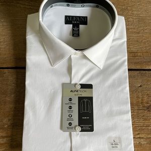 Alfani Slim Fit dress shirt size L (16 - 16 1/2, 34-45